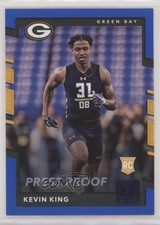 2017 Panini Donruss Rookies Press Proof Blue Kevin King #379 00em