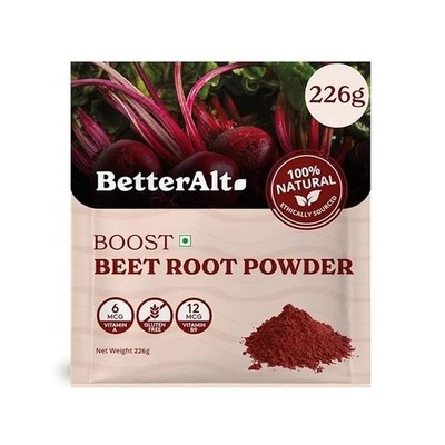 Better Alt Rote Bete Pulver 226 g, Rote Beete Pulver für Gesicht & Haare|