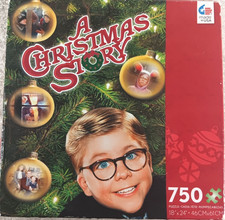 A Christmas Story 750 Piece Jigsaw Puzzke Made In The USA