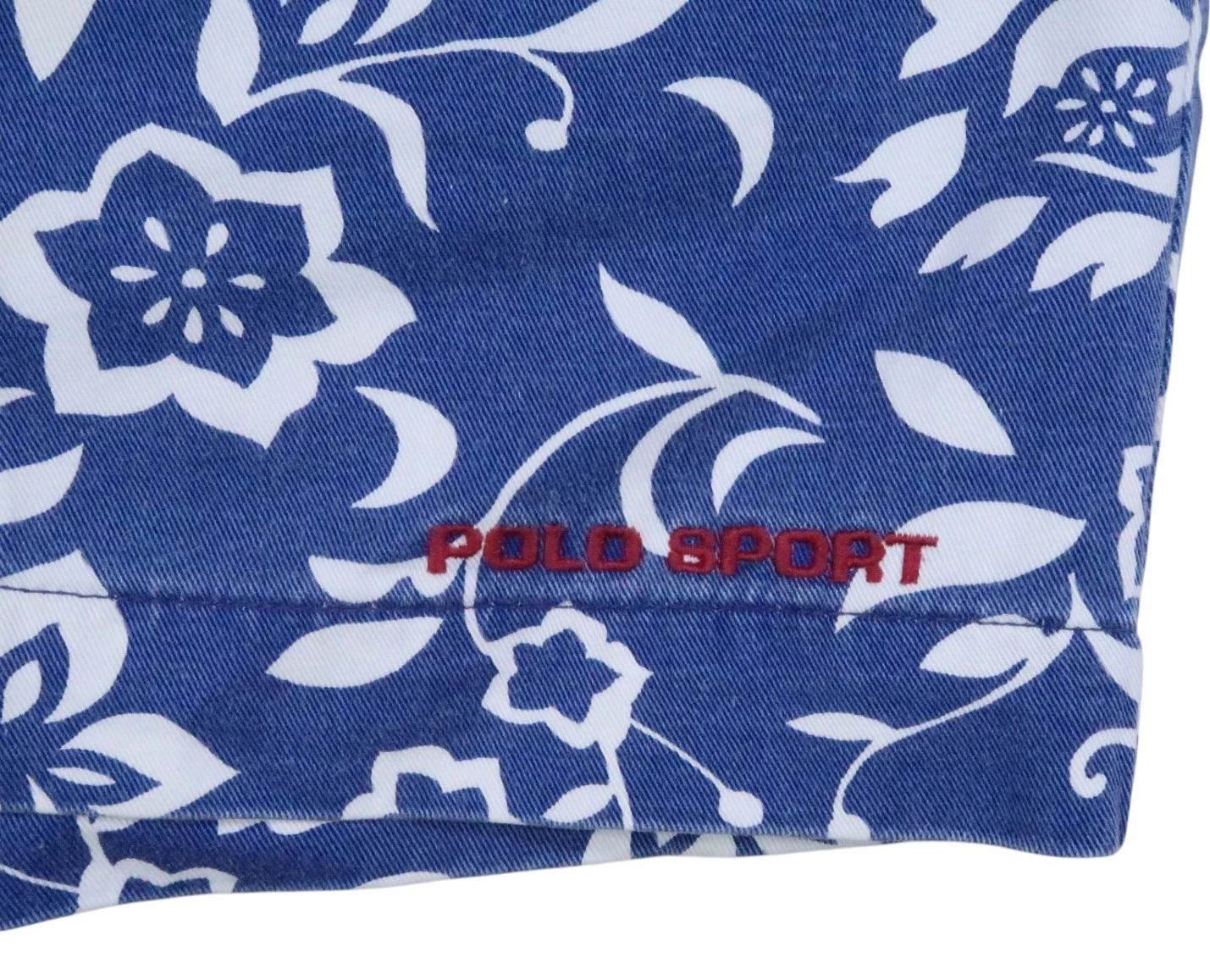POLO SPORT VINTAGE USA 90S Y2K RALPH LAUREN 31 bermuda floral SHORTS baggy 7"