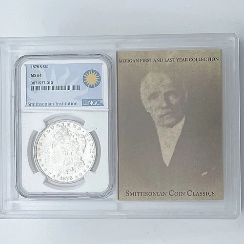 1878 S S $1 MS 64