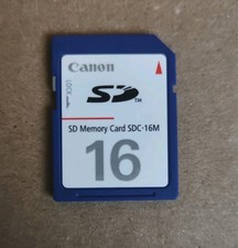 CANON SDC- 16MB MEMORY CARD FOR CAMERA PRE-OWNED