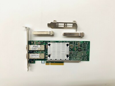 Broadcom 10GB PCIe x8 57810S SFP BCM957810A1006G Network Cards + Transceiver