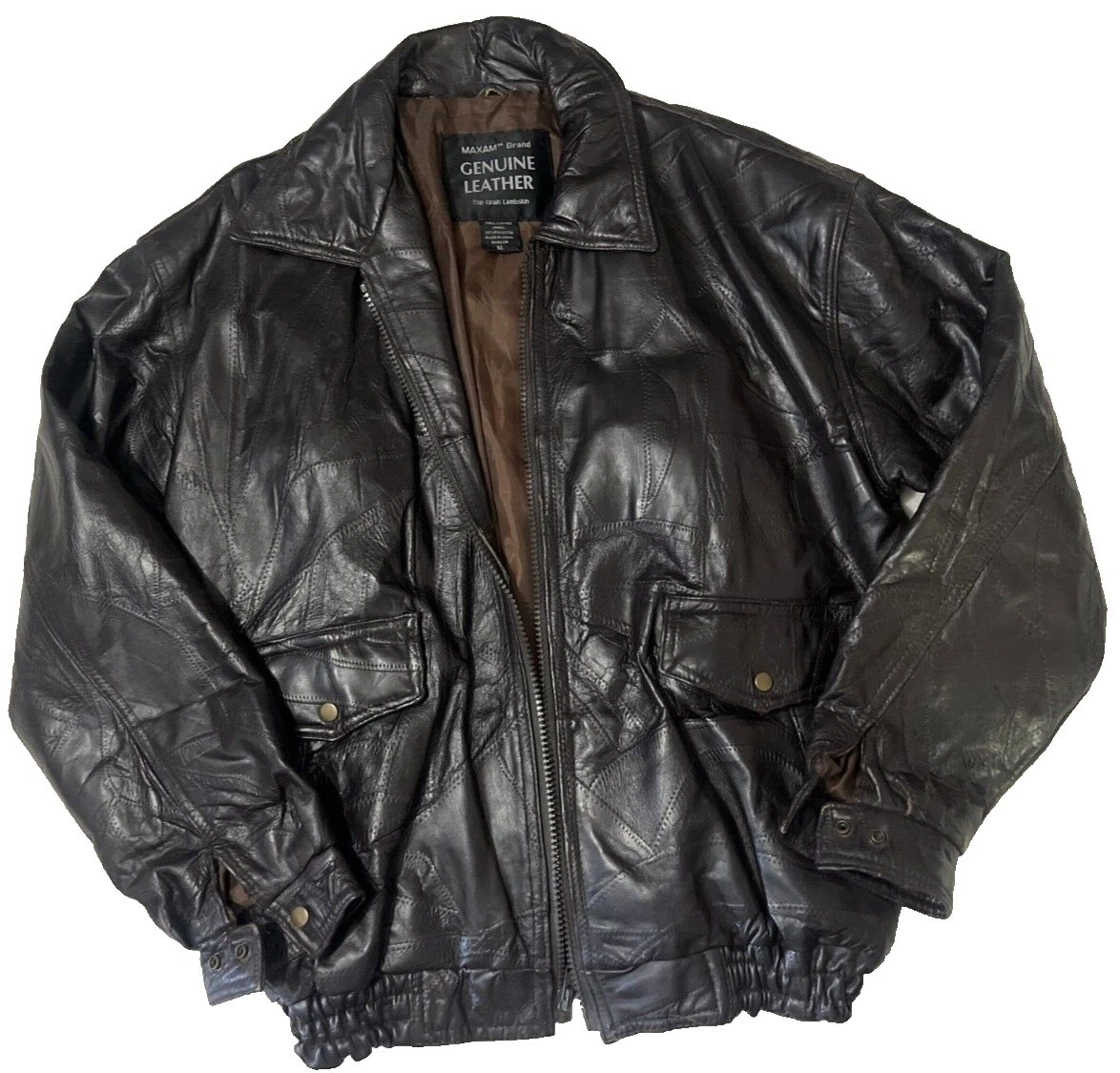 Cuero Negro 1980s Abrigos y chaquetas abrigos Vintage para Hombres