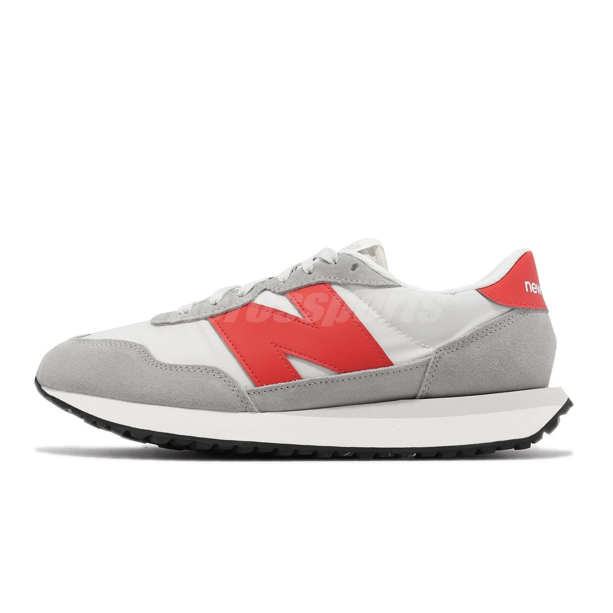 Chaussures de style de vie d contract es unisexes hommes New Balance 237 NB gris