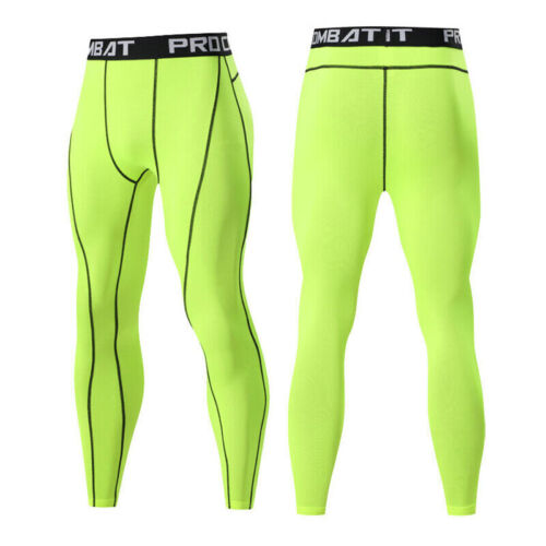 Mens Compression Pants Base Layer Sports Workout Running Tight Gym Leggings - Picture 15 of 16