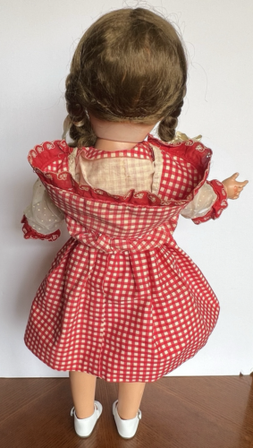 Vintage Artisan Raving Beauty Walking Doll Hard Plastic Sleep Eyes Teeth 19" - Picture 10 of 24