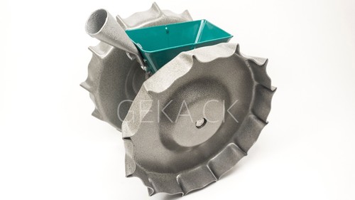 Sembradora manual de precisión de metal para jardín hogar fila manual acero semillas vegetales - Imagen 7 de 8