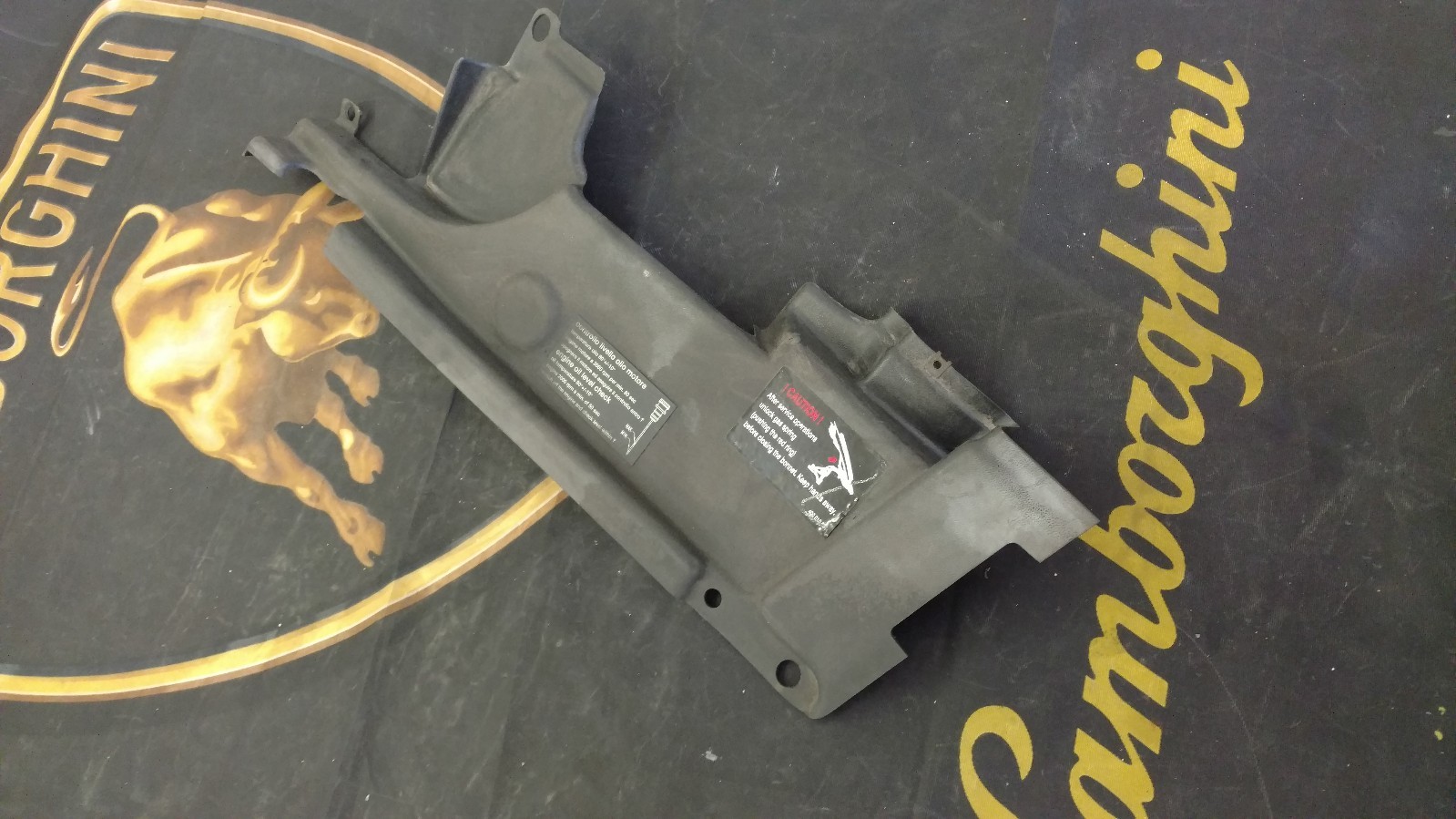LAMBORGHINI GALLARDO SPYDER REAR LEFT ENGINE BAY COVER OEM 07L103939