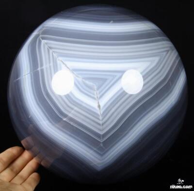 Huge 7.9'' Agate Sphere, Crystal Ball