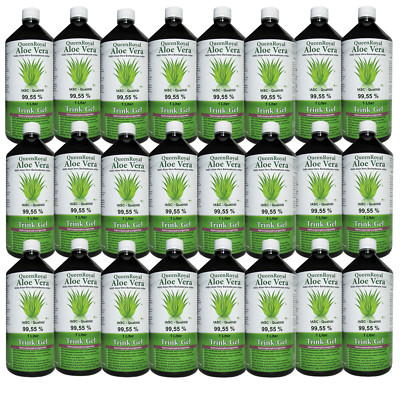 QueenRoyal Aloe Vera Trink Gel 99.55% pur 24 Liter Sparpack. 30259-G |  eBay.de