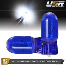 2825 168 194 W5w T10 Super White Halogen Bulbs Pair