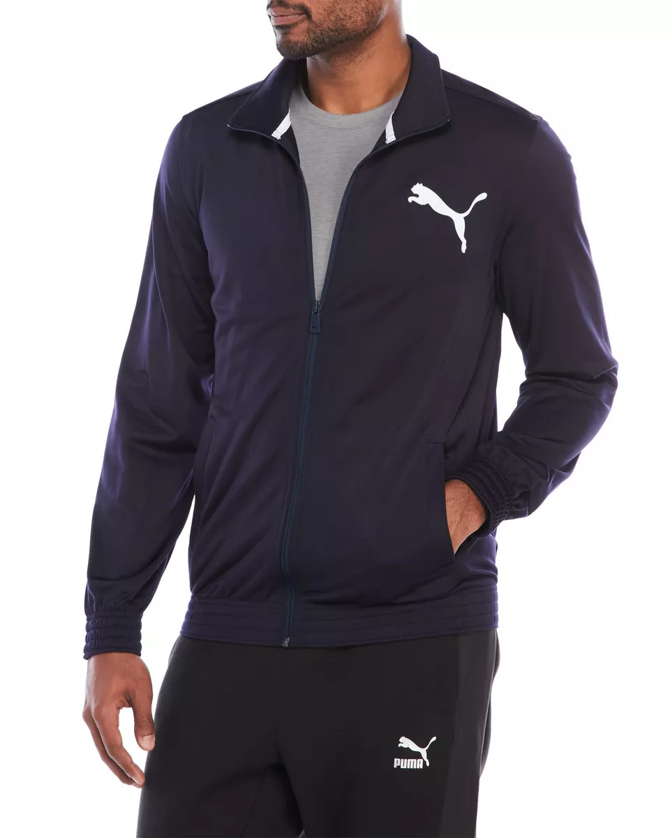 Puma Contrast Longsleeve Men s Jacket New Navy 831286 42