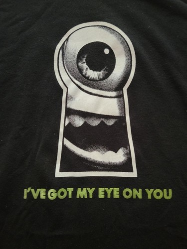 Disney Monsters Inc Men's Mike Wazowski I've Got My Eye On You Tshirt sz. L - Picture 2 of 5