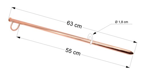 Copper Whisky Barrel Thief & Valinch 63cm - Pipette for Sampling, Wine Thief - Picture 3 of 11