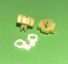 Holder Plate Door Lock Rod For Nissan 1986 - 94 Truck Pickup Hardbody D21 Pair