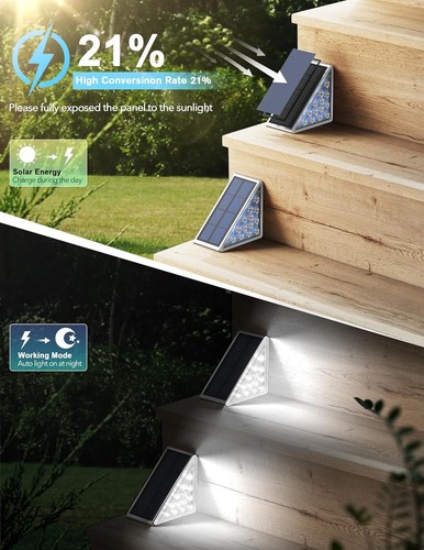 s - Waterproof Outdoor Decor, IP67 Solar Lights for Yard, Patio, Garden, Walk... - Picture 3 of 7