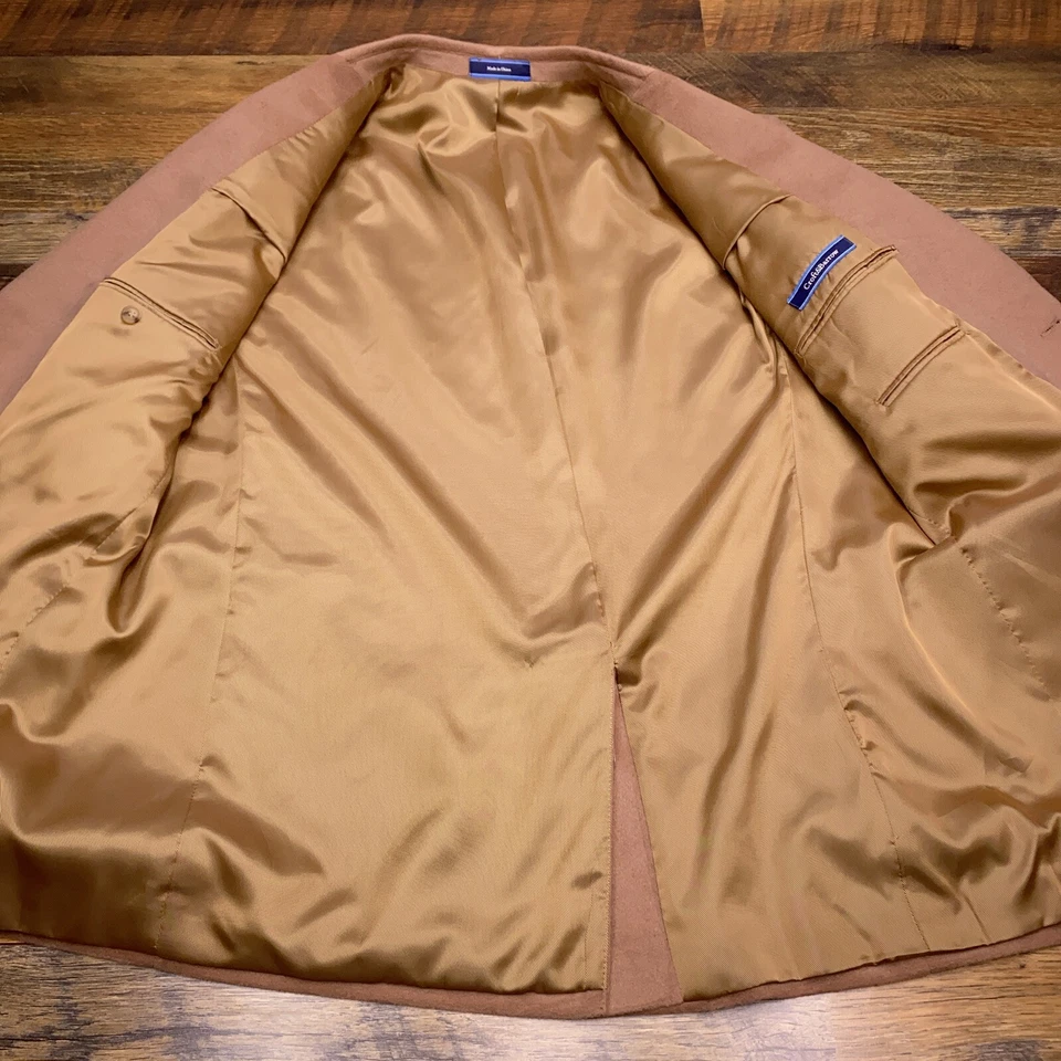 Abrigo Deportivo Croft Barrow Para Hombre 46 Largo Marrón Calce Clásico Nuevo Foto 2 de 4