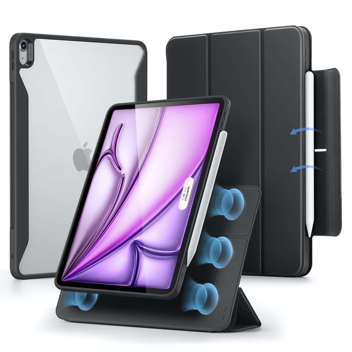 13インチ iPad Air M2 本体 MJ273/A - 純正カバー付き for iPad Air 13 Inch Case M2(2024) iPad Air 13 Case Air 13 (2024