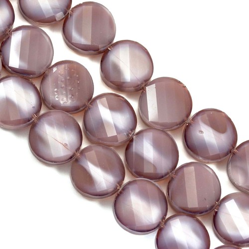 Faceted Glass Crystal Beads Disc Coin for Jewellery Making 14mm 25 Pcs - Picture 6 of 11
