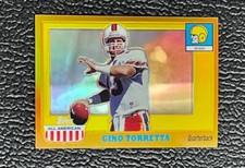 🔥GINO TORRETTA 2005 TOPPS ALL AMERICAN GOLD REFRACTOR #'d /55!🔥HURRICANES HOF!