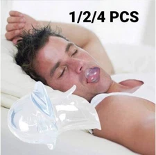 Anti Snoring Tongue Device Silicone Sleep Apnea Aid Stop Snore Sleeve AoneTSD 2X