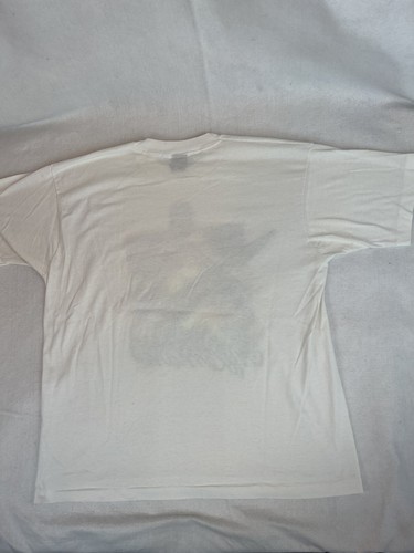 VTG Vermeer Moleman T-Shirt Size L USA 90s Hammer Head Screen Stars Tool - Picture 5 of 7