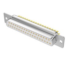 DB37 Female Gold-plated Connector D-SUB 37Pin Connector Solid Pin