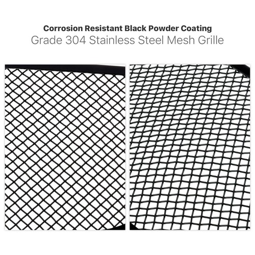 Fits 2011-2014 Chrysler 200 Main Upper Stainless Steel Black Mesh Grille Insert - Picture 4 of 7