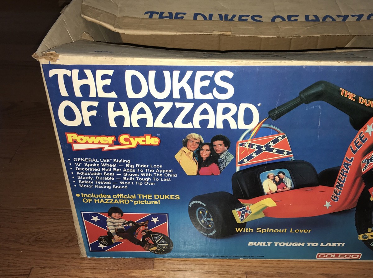 EMPTY BOX ONLY* 1981 Dukes Of Hazzard Power Cycle Big Wheel Coleco