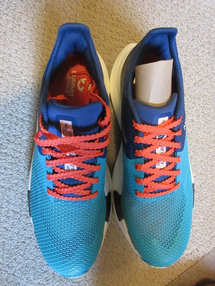 Womens New North Face Summit Series Vectiv Pro Trail Running Shoes 9.5 Bluebird Foto 2 de 4