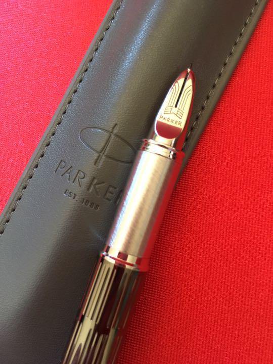 Parker Ballpoint Pen 5th IM Premium Custom Chisel CT w/Pen case | eBay
