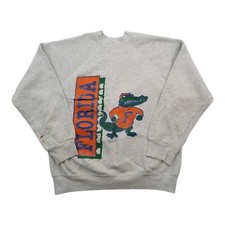 Vintage 90s Florida Gators Crewneck Sweatshirt Pullover Mens Large