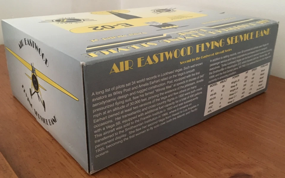 Lockheed Vega Modelo 5C 1932 - Banco de servicio aéreo Air Eastwood - Nuevo en caja Foto 2 de 4