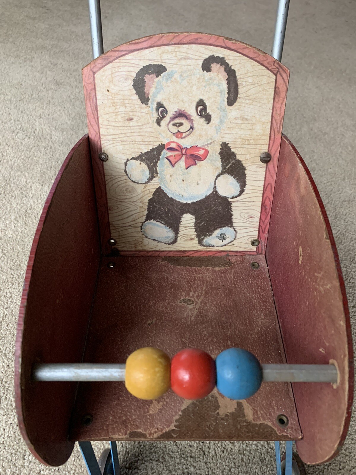 Vintage GONG BELL Child Size Baby Doll Stroller eBay