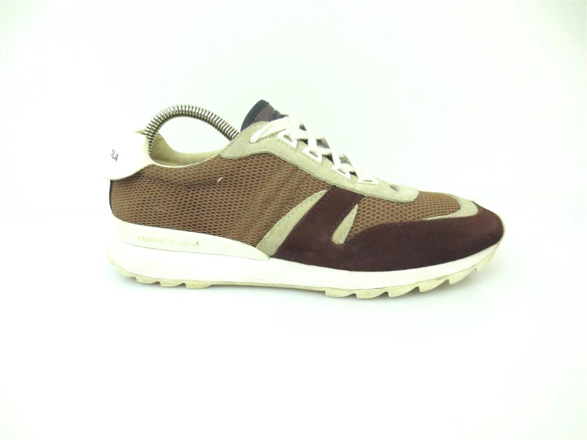 BIMBA Y LOLA Sneaker Shoes Women's Brown/White Size EUR 39 US