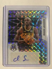 2021-22 Panini Mosaic Rookie Auto Mosaic Isaiah Jackson #RAM-IJS Auto RC