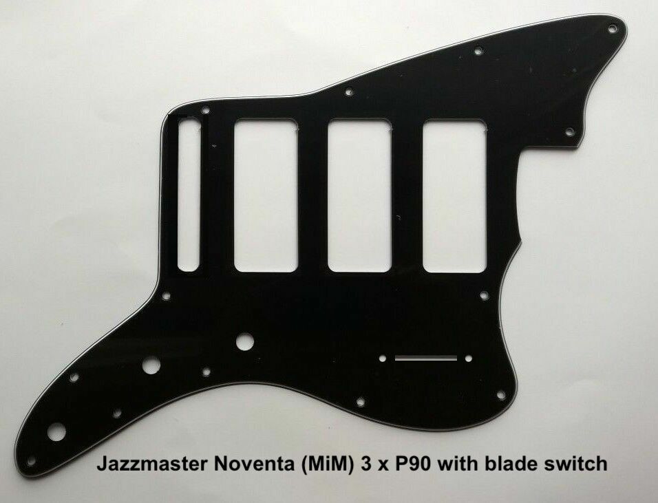 Pickguard for Fender Noventa Jazzmaster with 1, 2 or 3 P90