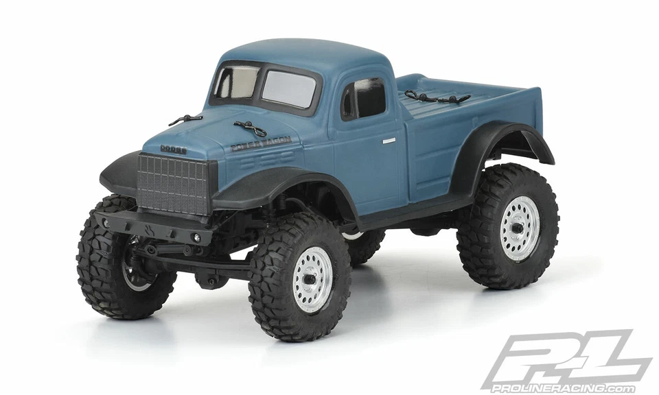 Pro-Line 3565-00 1946 Dodge Power Wagon Clear Body : SCX24 Jeep Wrangler JLU - Image 2 of 4