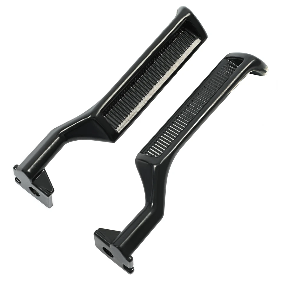 Black Metal Inside Door Handles Pair LH RH For 87-96 Ford F150 F250 F350 Truck - Image 2 of 4