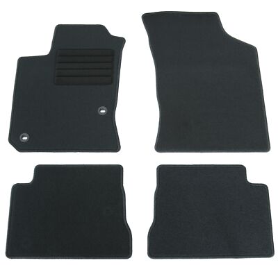 Fußmatten Set für Hyundai Getz 2002-2009 Autoteppiche mit 100% Passform Schwarz