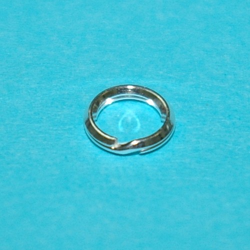 WHOLESALE LOTS 925 Sterling Silver 7mm SPLIT RINGS Key Chain Style Jump Rings - Picture 19 of 24