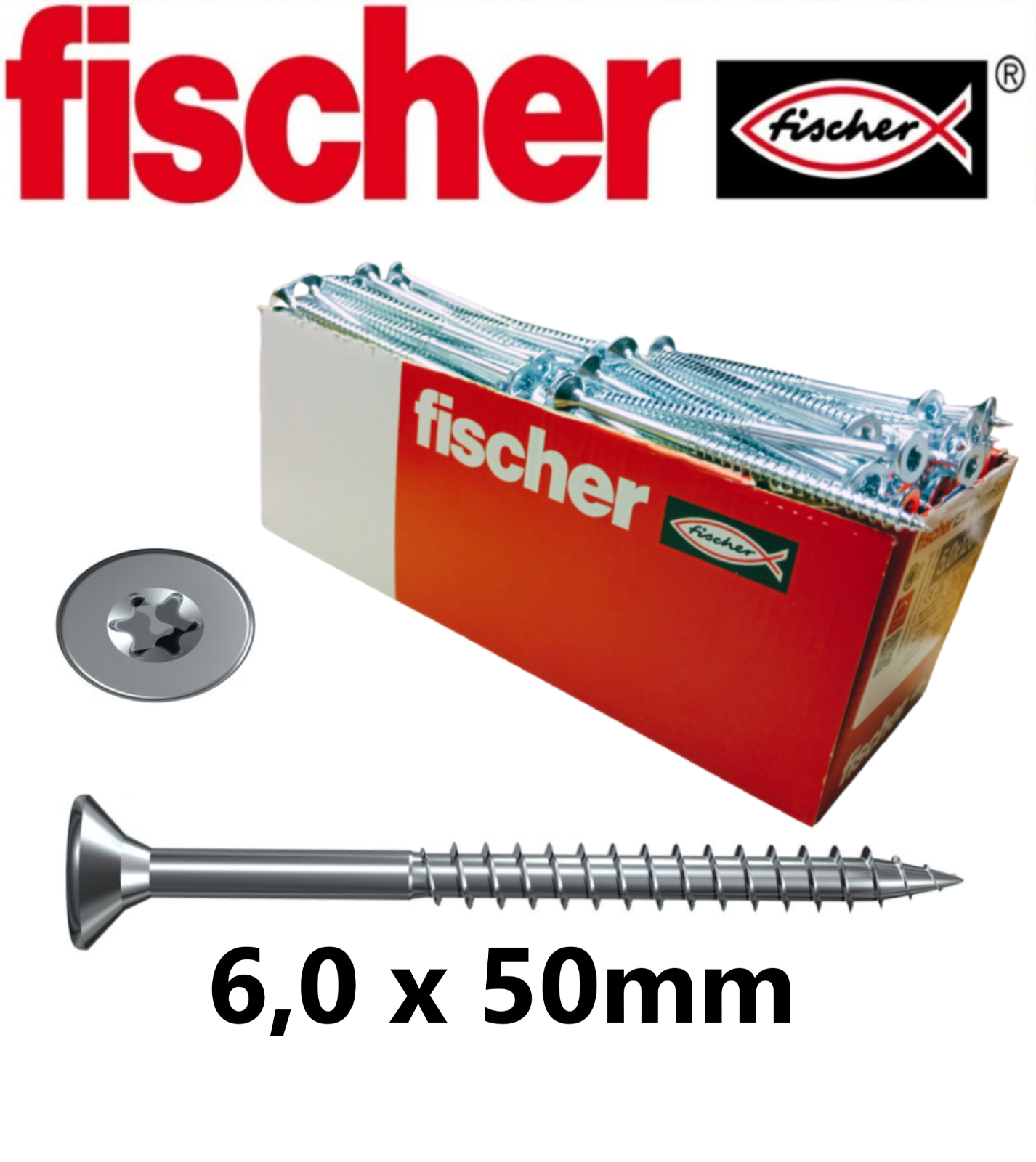 DMX Holzschrauben Torx 4,0x80mm - 100 Stück Spanplattenschrauben Set - Senkkopfschrauben Für Terrassen & Konstruktionen
