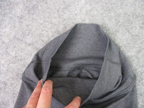Lululemon Wunder Under Crop High Rise Size 2 Heathered Black Luxtreme W6AW2S - Picture 7 of 11