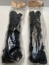2 X Tough 1 Deluxe Slow Feed Poly Hay Bags Black 40  Large - New, Sealed