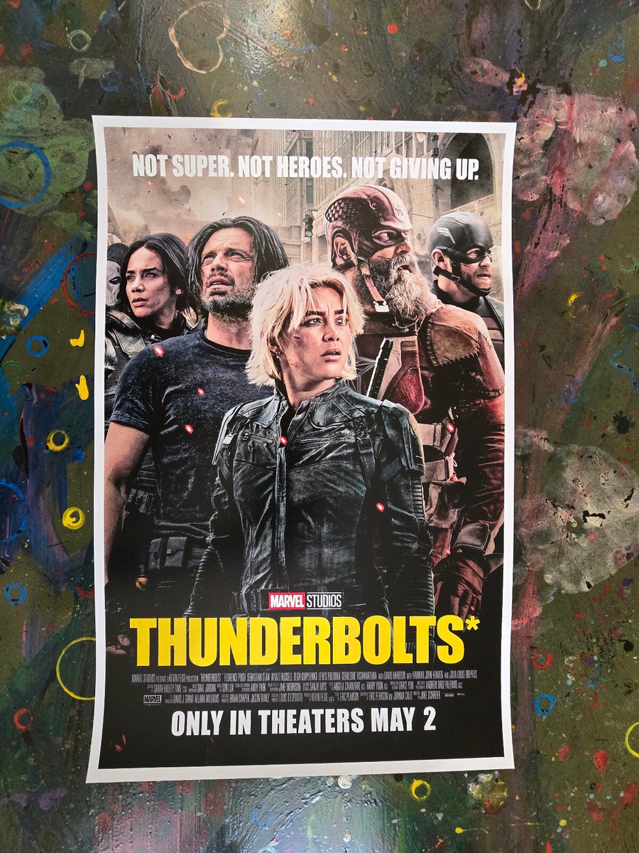 【レア】【米国正規品】サンダーボルツ 米国 オリジナルポスター Amazon.co.jp: 映画ポスター サンダーボルツ Thunderbolts マーベル 27