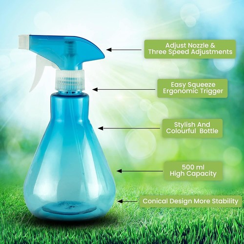 Botellas de spray 2 piezas para limpieza, botella de spray de niebla vacía, peluquería - Imagen 3 de 7