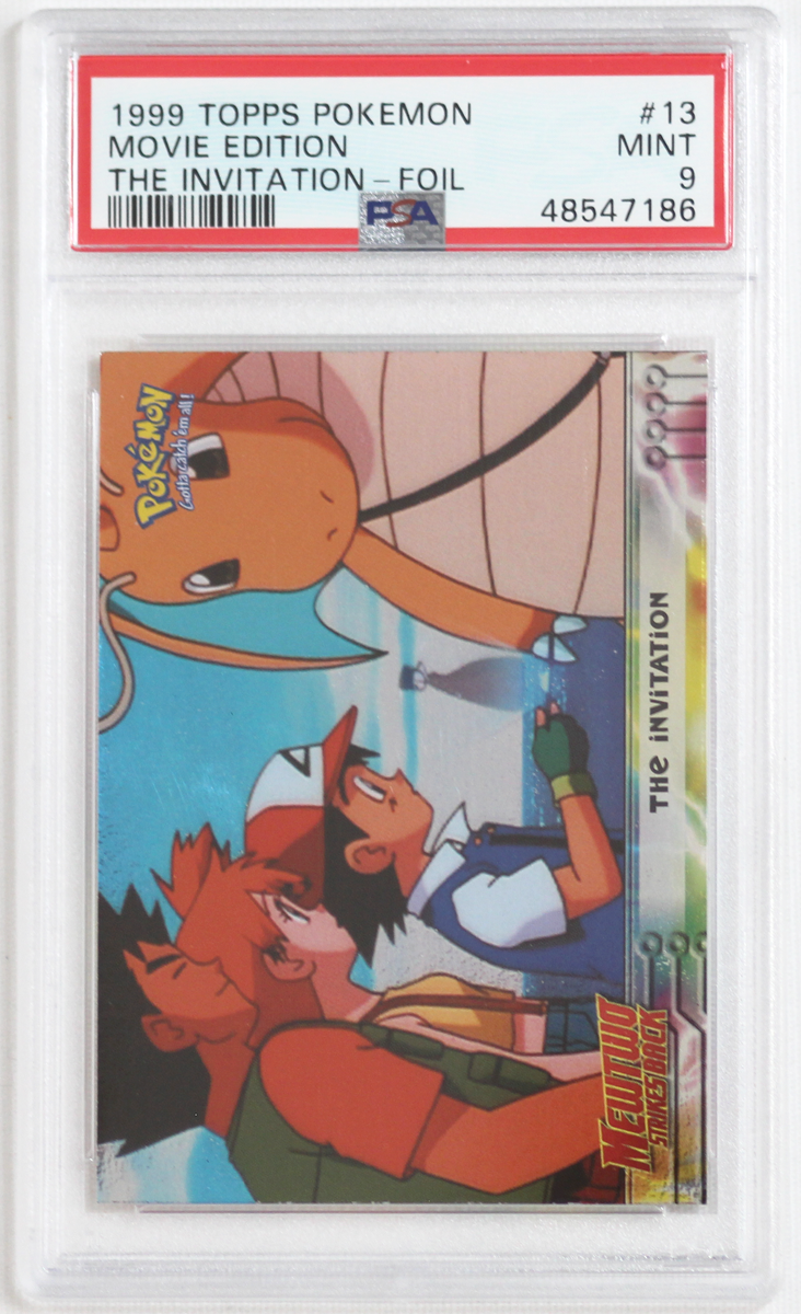 1999 Topps Pokemon Movie Edition # 13 The Invitation Foil