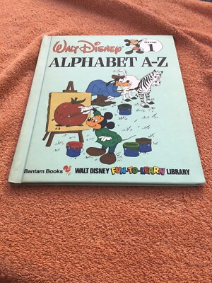 Walt Disney Volume 1 Alphabet A-Z Hardcover Book | eBay
