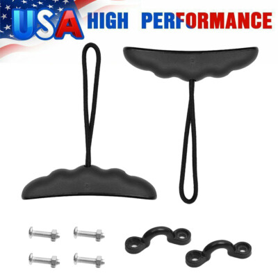 2pcs T-Handle w/ Cord Pad Eyes Easy Install Kayak Canoe Boat Ergonomic Pull E8V7